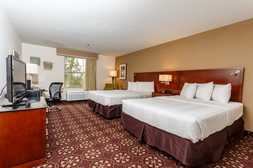 two queen beds