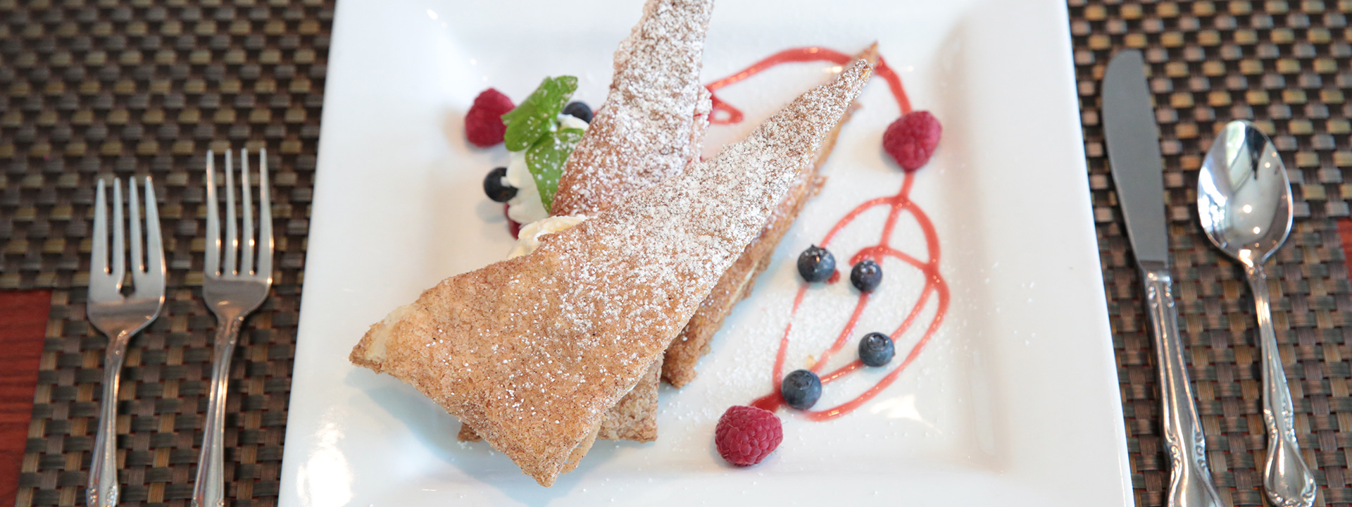 Pastry in dining room